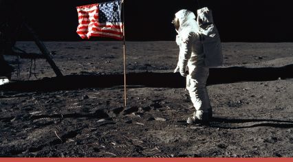 nasa on moon landing