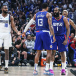 NBA playoffs: Clippers dismantle Mavericks with Kawhi Leonard in street clothes