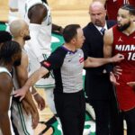 Caleb Martin responds to critics after hard foul on Jayson Tatum