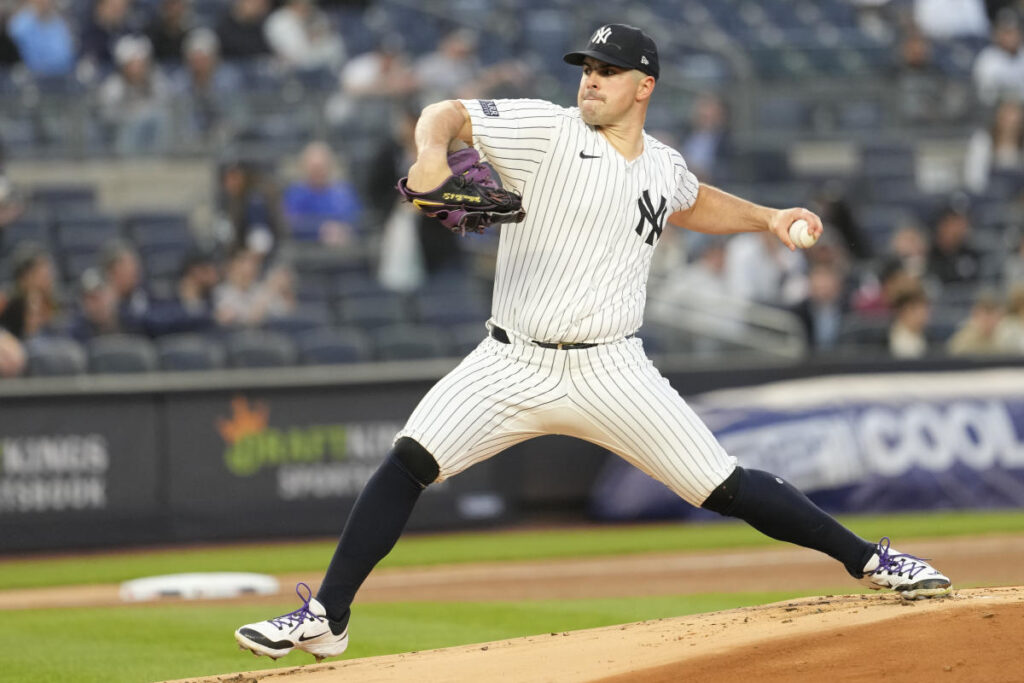 Yankees pitcher Carlos Rodón looked new and improved — and finally comfortable — in his first home start of 2024