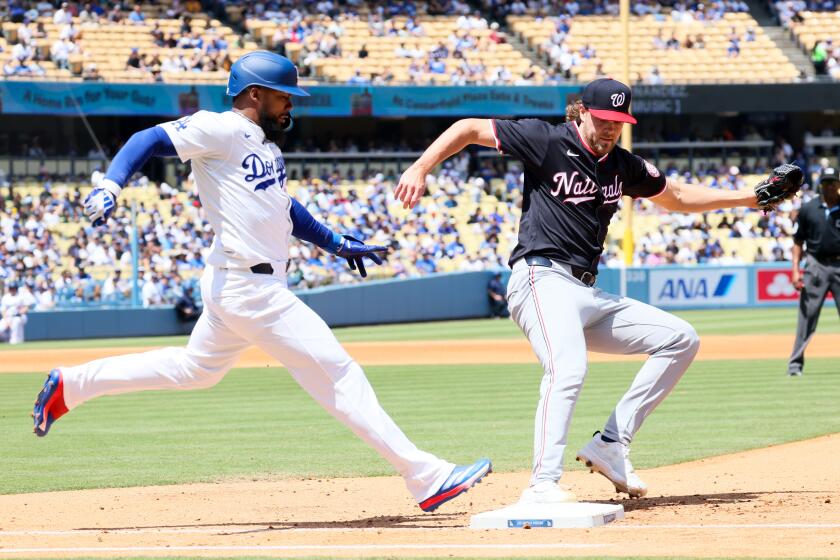 Dodgers shut out by Nationals, drop another series at home in Landon Knack’s first start