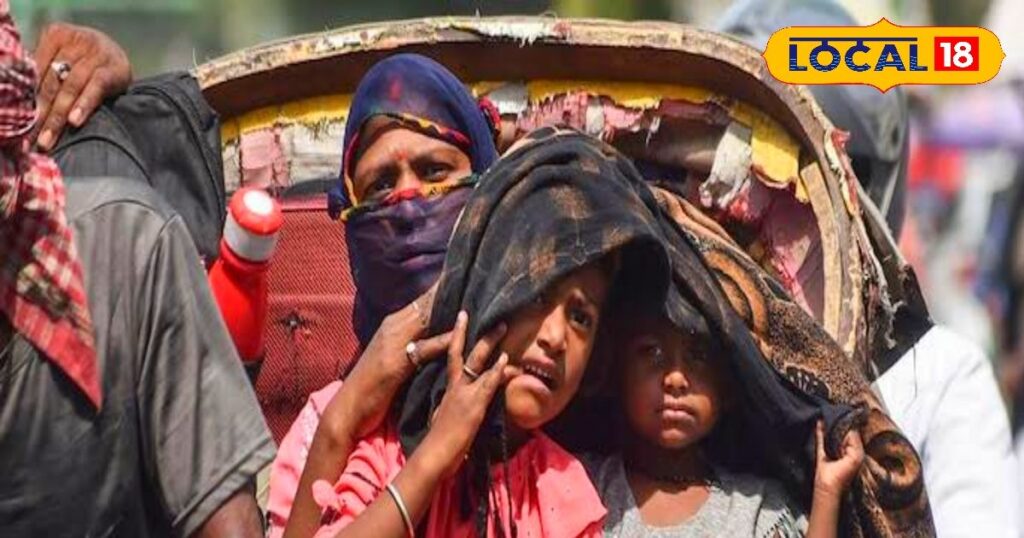 Temperature reaches 44°C, hot air is inviting death. Orange alert for the people of these districts today. – News18 हिंदी