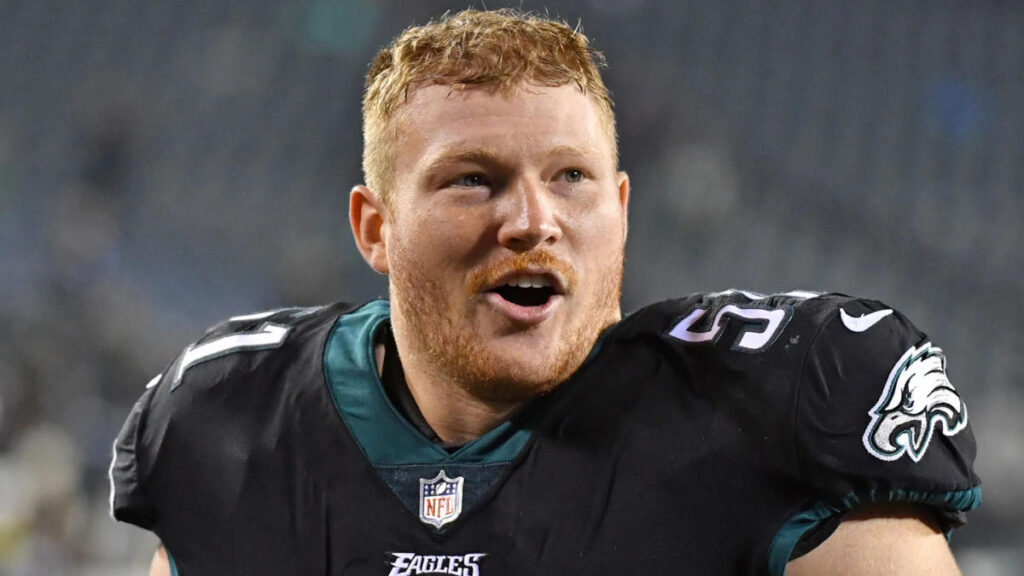 Cam Jurgens worried about filling Jason Kelce’s locker, not his shoes