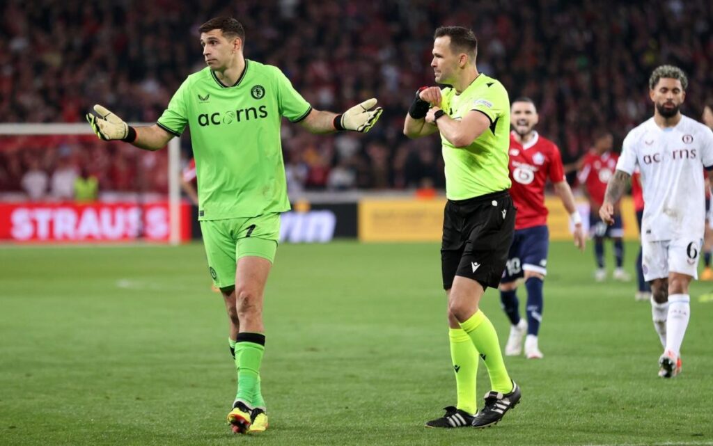 Why Emiliano Martinez was not sent off despite second yellow card