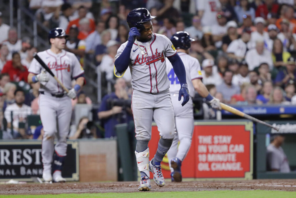 Braves All-Star Ozzie Albies lands on IL with broken toe from hit-by-pitch