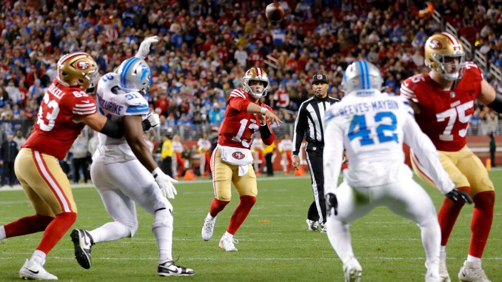 Maiocco’s observations: Purdy, Pearsall shine in 49ers’ loss to Lions