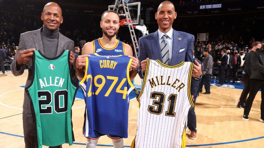 Steph genuinely stunned where Miller now sits on all-time 3-point list