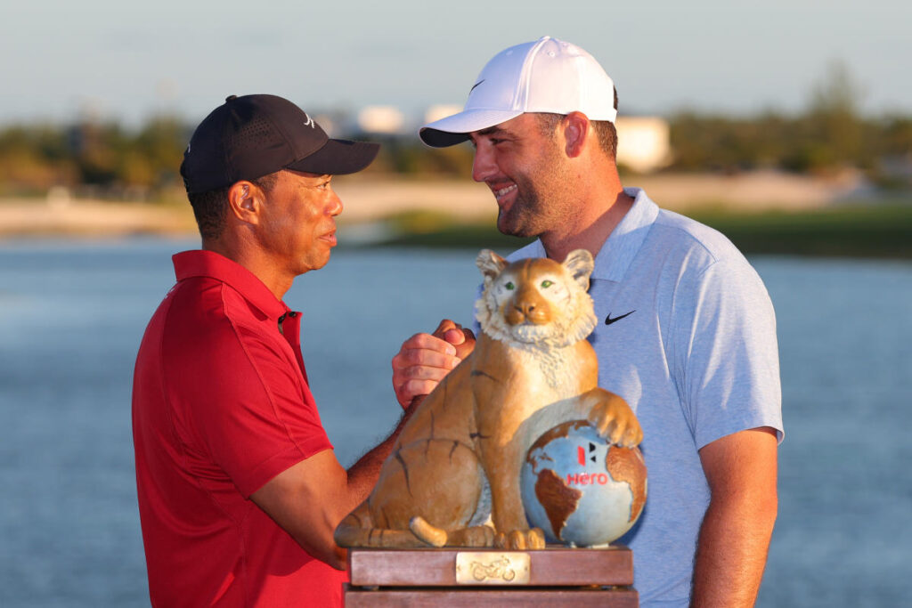 Scottie Scheffler joins Tiger Woods by winning 3rd straight PGA Tour Player of the Year award