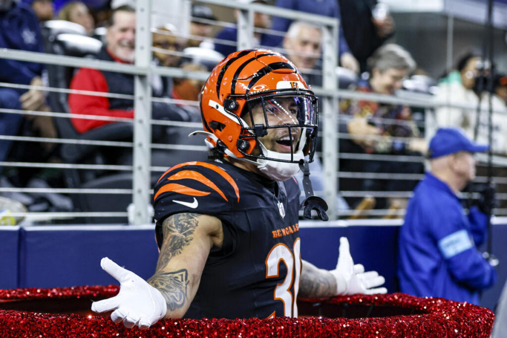 NFL fines Bengals RB Chase Brown $5,481 for using Salvation Army kettle during TD celebration