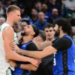 WATCH: Porzingis gets into it with Suggs, Bitadze in C’s-Magic