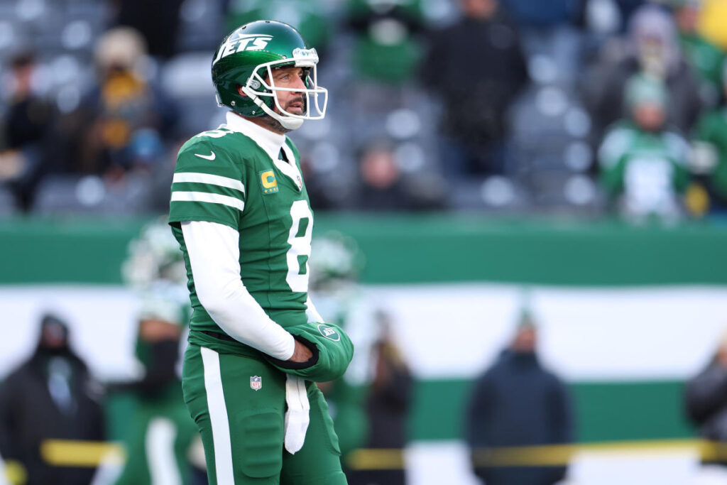 Aaron Rodgers stays cryptic about future with Jets: ‘Ask Woody’