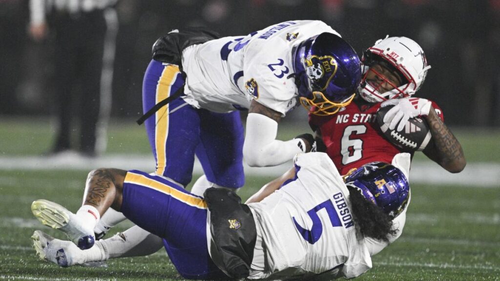 Brawl mars end of Miltary Bowl as in-state rivals East Carolina and NC State square off