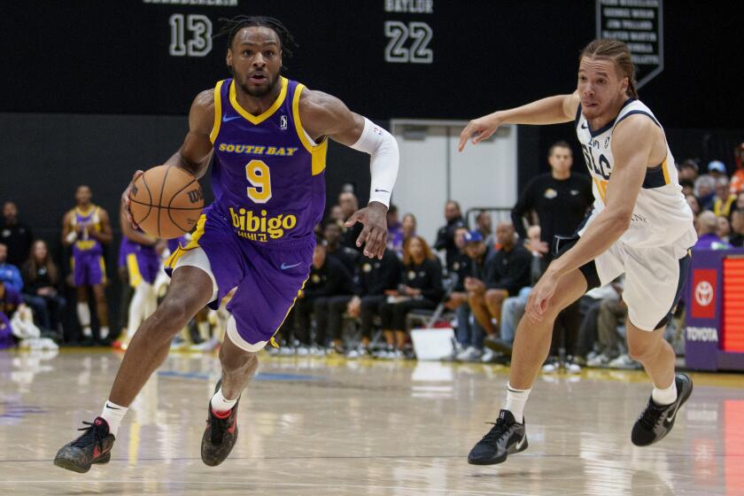 Lakers rookie Bronny James building momentum in G League