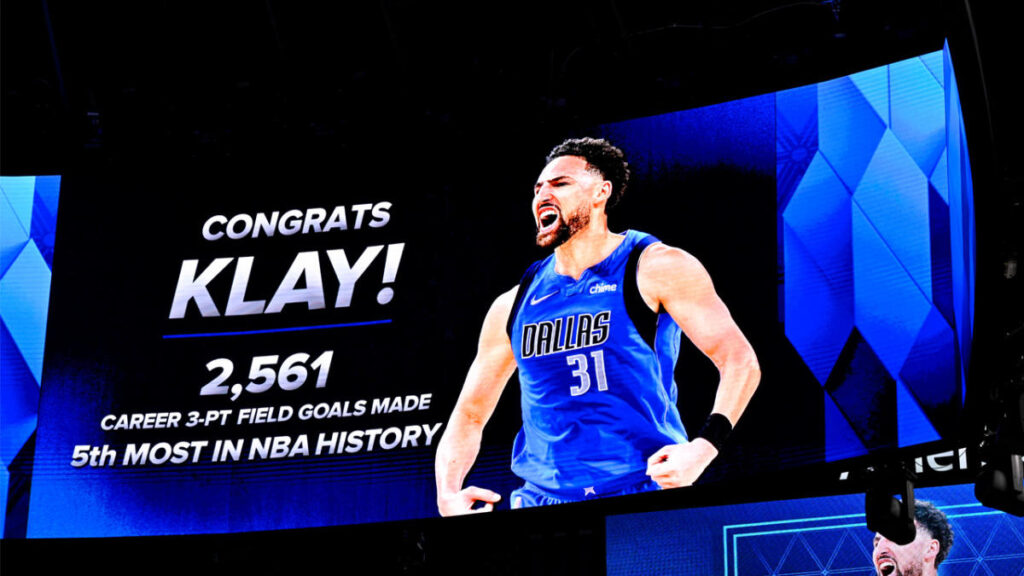 Klay surpasses Miller, moves to fifth on NBA’s all-time 3-point list