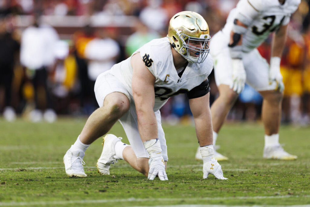 Notre Dame defensive star Rylie Mills out for remaining postseason, says coach Marcus Freeman