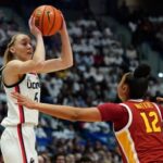 No. 4 UConn’s furious comeback falls short in 72-70 loss to JuJu Watkins, No. 7 USC