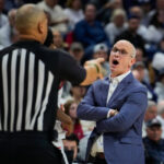 UConn’s Dan Hurley doubles down after latest sideline eruption at an official, blames cameras for only showing him