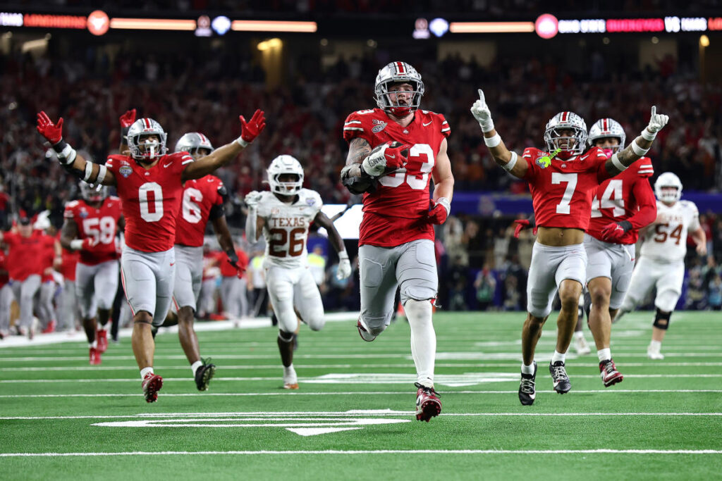 College Football Playoff: Jack Sawyer’s fumble return TD cements Ohio State’s Cotton Bowl win over Texas