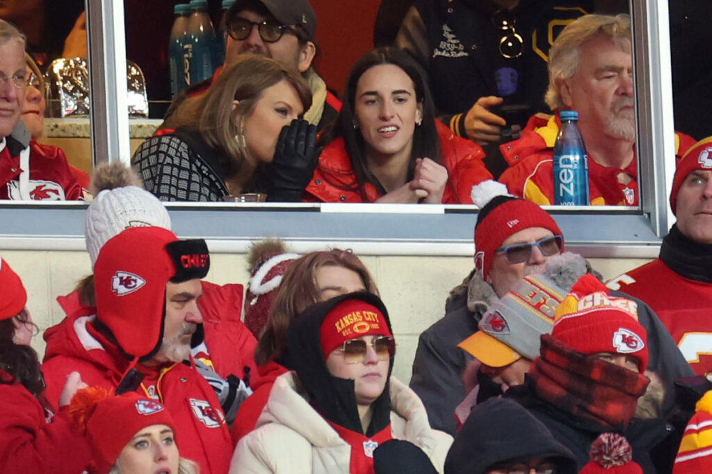 Caitlin Clark, Taylor Swift share suite to watch Chiefs take on Texans