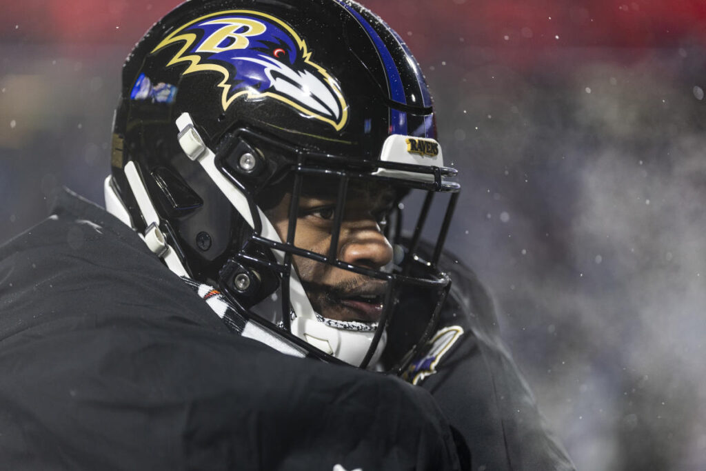 Lamar Jackson on Ravens’ latest playoff frustration, fueled by turnovers and Mark Andrews’ drop — ‘Tired of this s***’