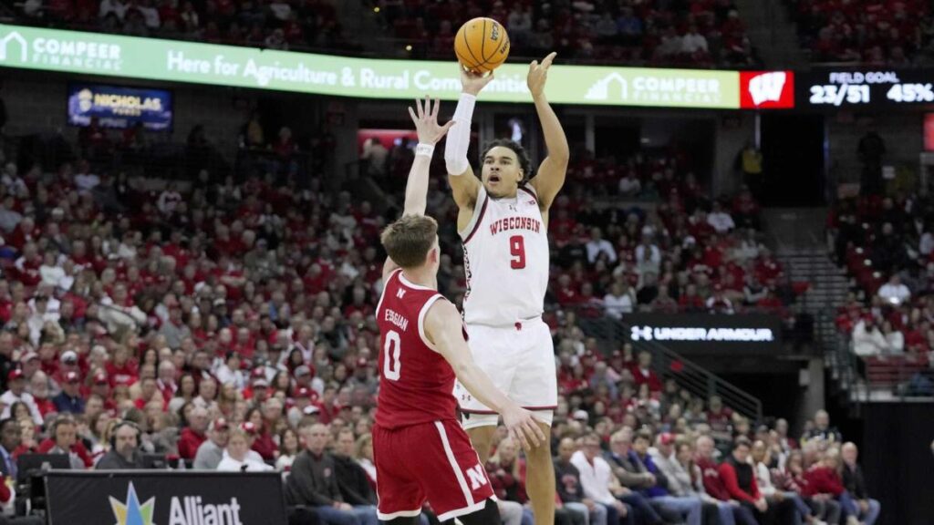 No. 18 Wisconsin beats Nebraska 83-55 as Huskers drop their sixth straight