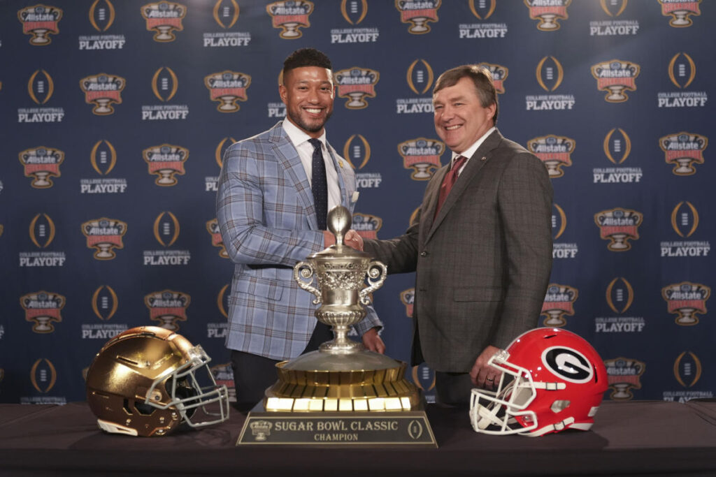 Notre Dame vs. Georgia score, live updates: College Football Playoff quarterfinal at the Sugar Bowl