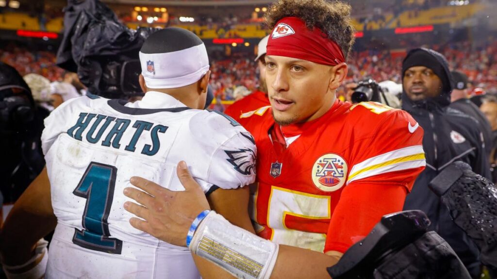 Patrick Mahomes is third QB to start five Super Bowls, Jalen Hurts is 22nd to start two