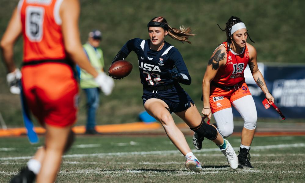 US flag football star Ashlea Klam eyes 2028 Olympic gold – and so much more