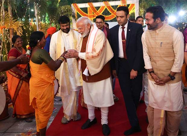 Chiranjeevi celebrates Pongal with PM Narendra Modi in Delhi; watch : Bollywood News