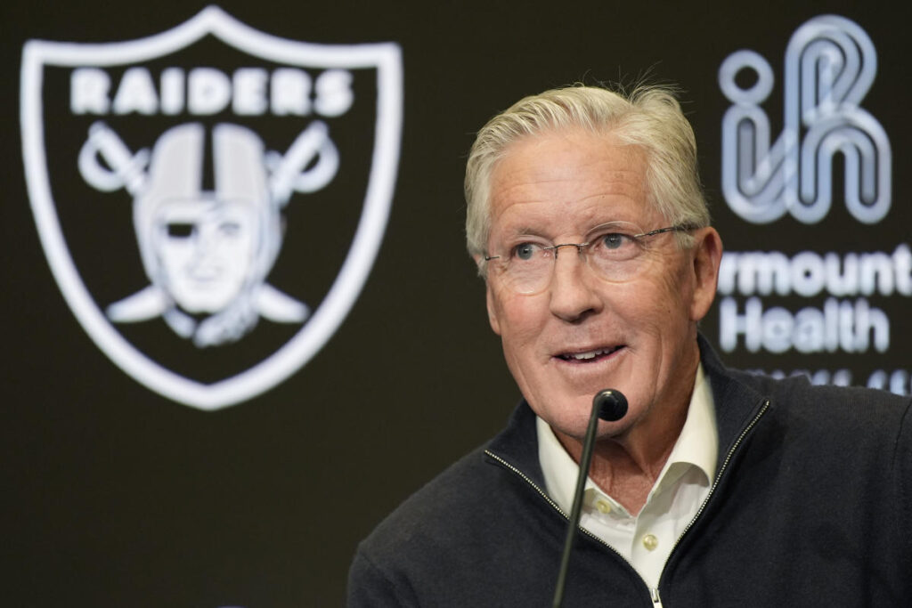 New Raiders coach Pete Carroll eager to compete again after year away from football