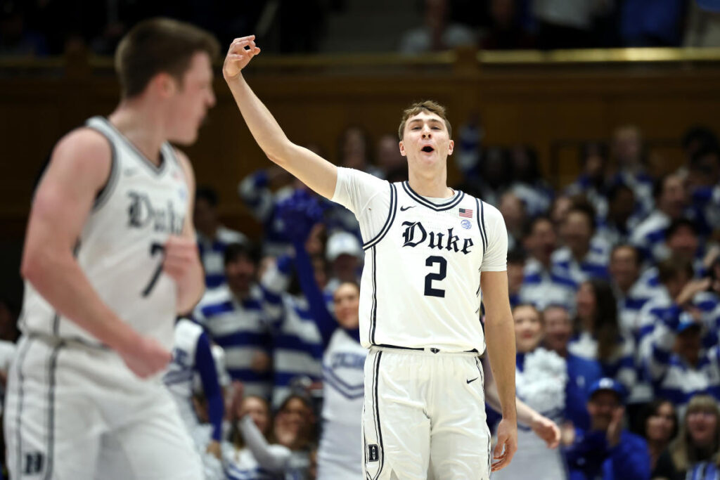 Cooper Flagg scores 42 points, breaks Duke’s single-game scoring record by a freshman in win over Notre Dame