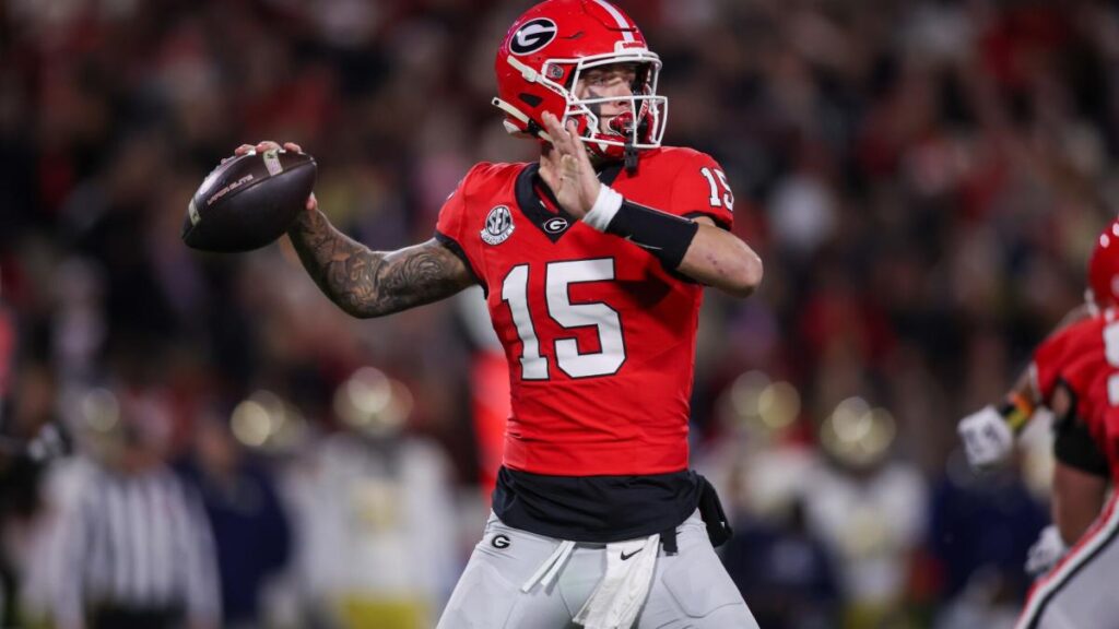 Former Georgia quarterback Carson Beck says he has committed to Miami for 2025 season