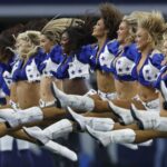 Do cheerleaders need to wear helmets? Ball hits Cowboys cheerleader in head, knocks her down