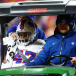 Bills CB Christian Benford leaves AFC championship game vs. Chiefs on cart with 2nd concussion in 2 games