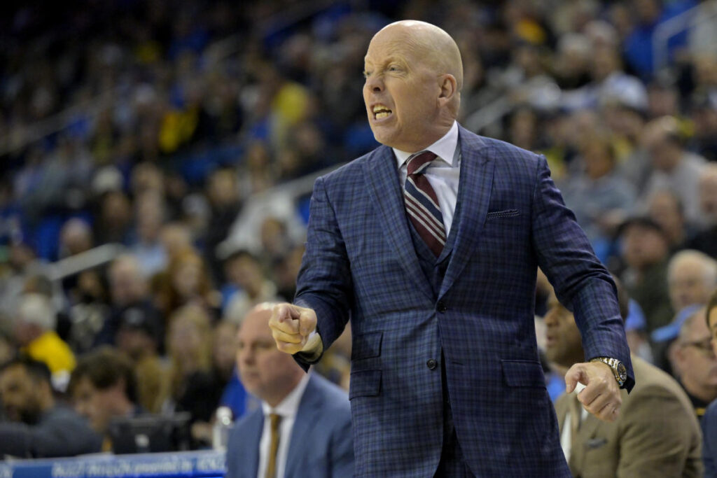 UCLA’s Mick Cronin ejected from 79-61 loss to Maryland after arguing with officials