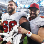 Baker Mayfield gifts Buccaneers lineman personalized cookies with milk