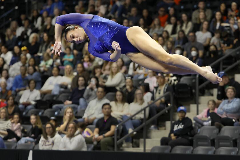 Brooklyn Moors, Jordan Chiles impress in UCLA gymnastics season opener