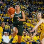 Hallock helps No. 21 Michigan State women rout No. 24 Michigan 88-58