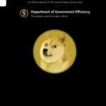 U.S. DOGE Sports Dogecoin Logo After Announcement at Trump Inauguration