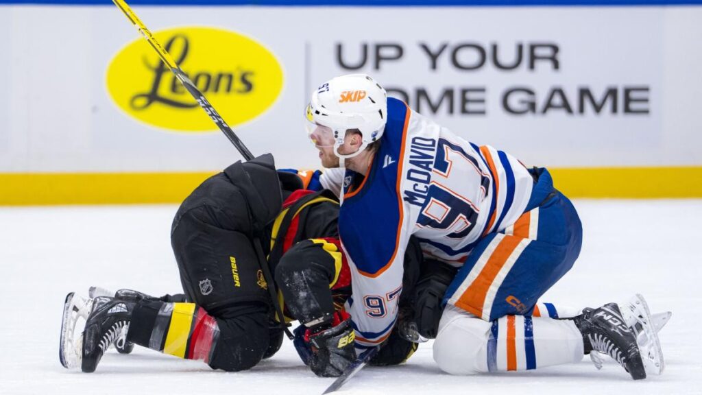 Oilers captain McDavid to have hearing with NHL after match penalty for cross-check