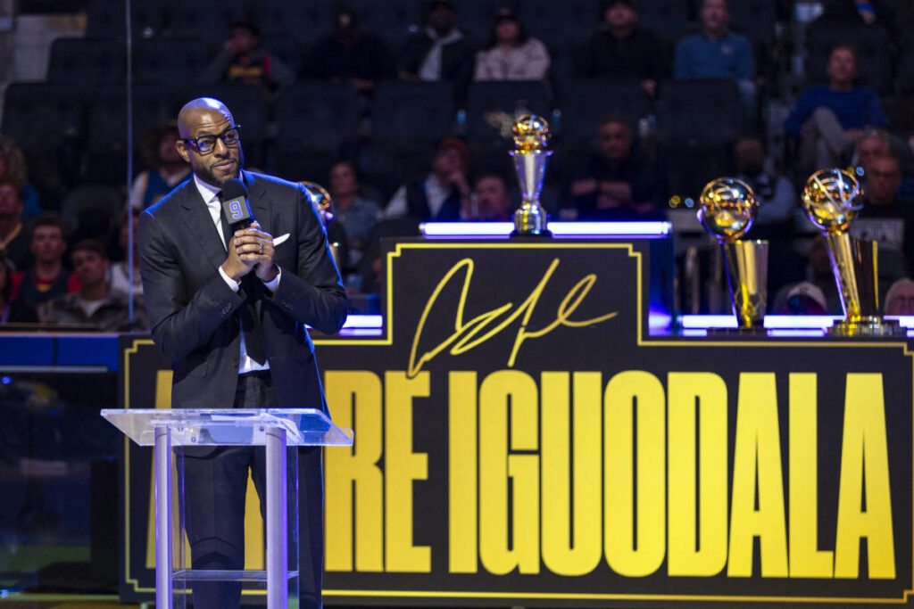 Andre Iguodala has number retired by Warriors after dominant run with the franchise