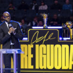 Andre Iguodala has number retired by Warriors after dominant run with the franchise