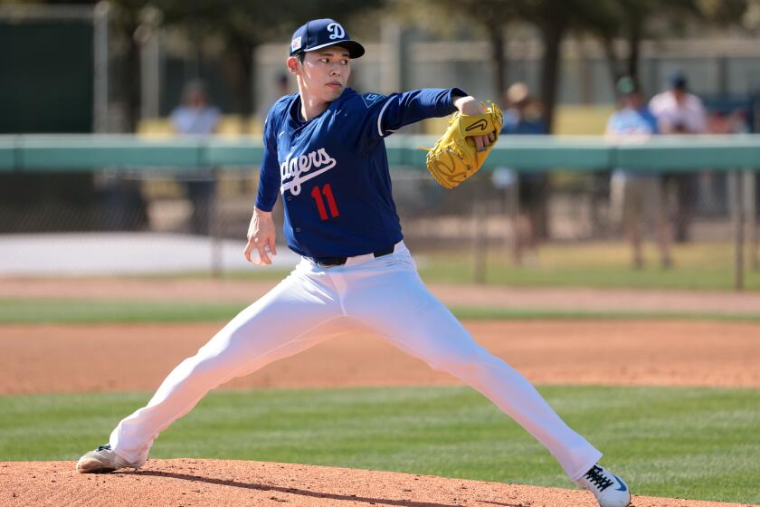 Dodgers rookie phenom Roki Sasaki pleased with first live session of spring training