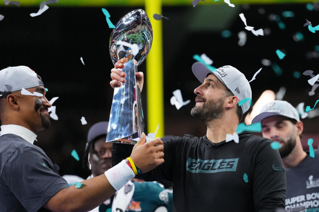Super Bowl: Eagles’ Nick Sirianni goes right from coaching hot seat to a championship