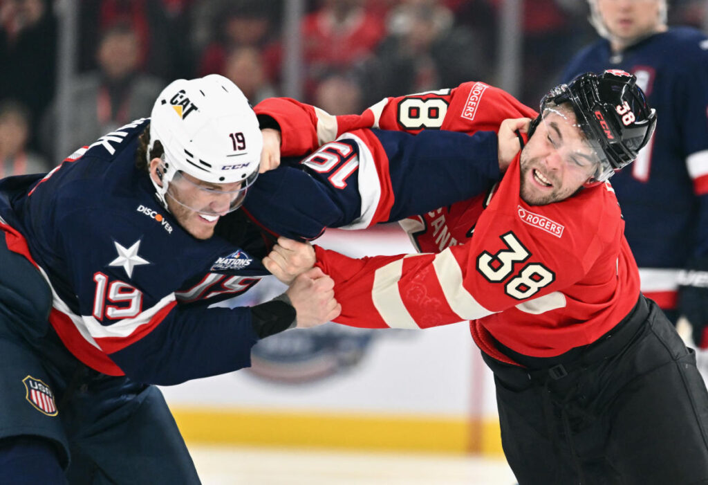 USA, Canada to meet in 4 Nations Face-Off final after fight-filled first matchup