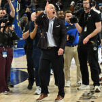 Dan Hurley taunts Creighton fans after leading UConn to rare win in Omaha: ‘Two rings, baldy!’