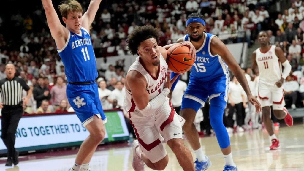 Sears scores 30 and No. 4 Alabama bounces back after 2 losses with 96-83 win over No. 17 Kentucky