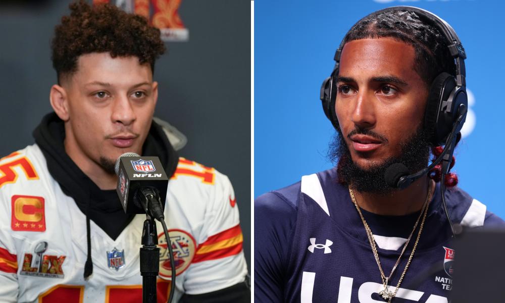 Patrick Mahomes and Olympic flag football star seek to bury the hatchet