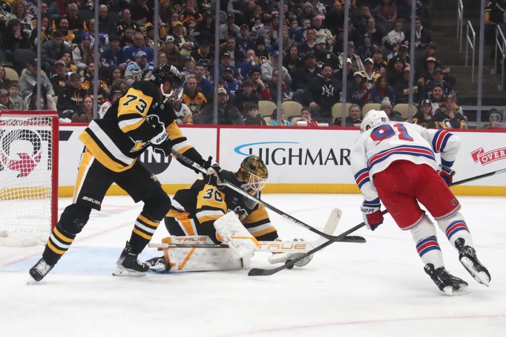 Goaltending Sinks Penguins In 5-3 Loss To Rangers