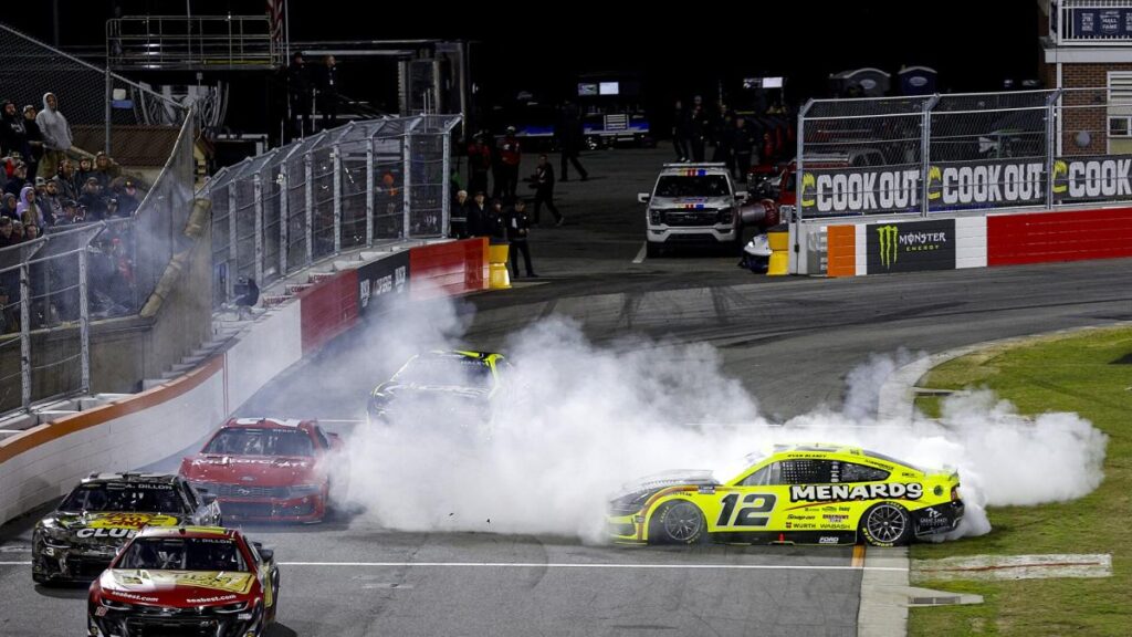 Some Cup drivers experience the Madhouse effect at Bowman Gray during Clash heat races